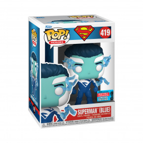 Funko POP Heroes: DC - Superman (Blue) (NYCC LE)