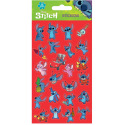 Samolepky Lilo a Stitch červené 25ks ve fólii