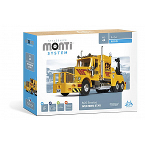 SEVA Stavebnice Monti System MS 42 SOS Service Western star 1:48 v krabici 22x15x6cm