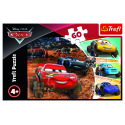 Trefl Puzzle Disney Cars 3/McQueen mit Freunden 33x22cm 60 Teile in Schachtel 21x14x4cm