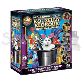 Sparkys Škola kouzel - Kouzelný klobouk 125 triků + Dárek v hodnotě 250Kč