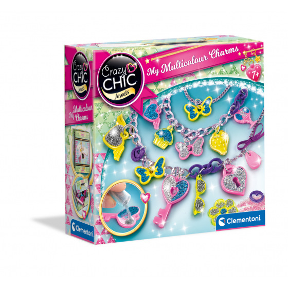 Clementoni Crazy CHIC - Bunte Anhänger und Armbänder