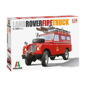 Italeri Model Kit auto 3660 - Wóz strażacki Land Rover (1:24)