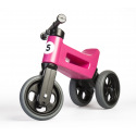 Funny Wheels Teddies Laufrad FUNNY WHEELS Rider Sport rosa 2in1, Sitzhöhe 28/30cm, Tragfähigkeit 25kg, 18m+ im Beutel