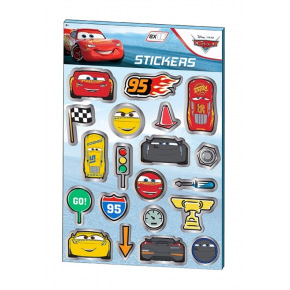 Rappa Sada samolepek 6 listů Cars