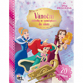 Jiri Models Vánoční aktivity se samolepkami do oken Disney Princezny