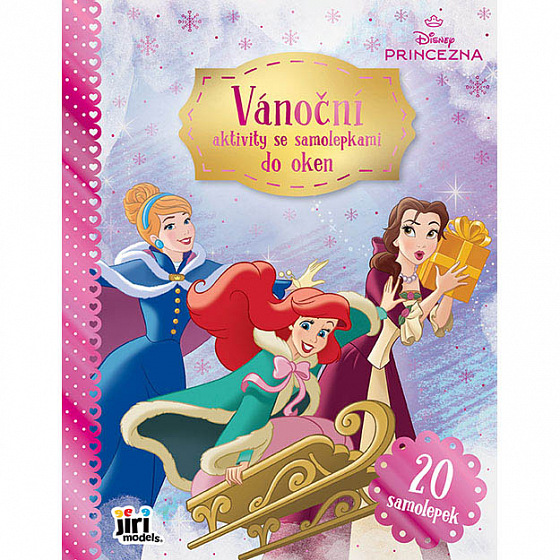 Jiri Models Vánoční aktivity se samolepkami do oken Disney Princezny