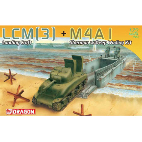 Dragon Model Kit military 7516 - LCM(3) + M4A1 Sherman z zestawem do głębokiego brodzenia (1:72)