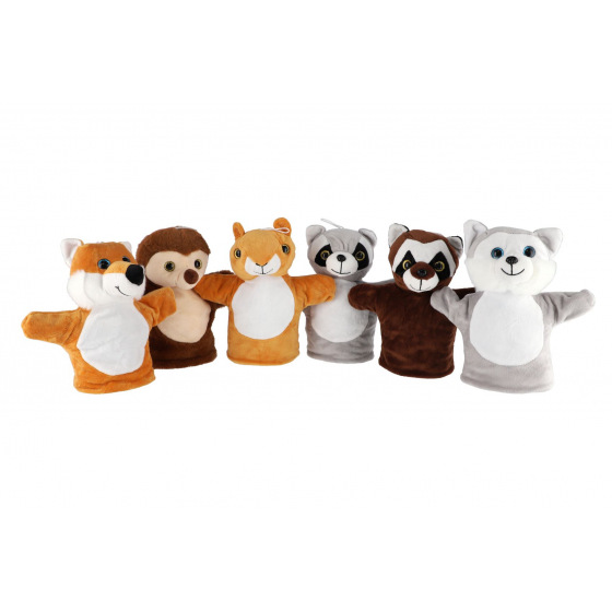 Teddies Maňásek zvířátko lesní plyš 24cm mix druhů 0+