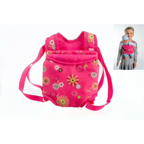 Teddies Puppentrage - Kängurutasche 29x20cm im Beutel