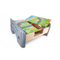 Hape Hrací stůl s vláčkodráhou 70ks