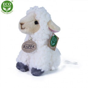 Rappa Pluszowa owieczka siedząca 16 cm ECO-FRIENDLY