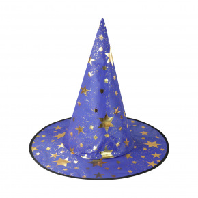 Rappa Dětský klobouk modrý čarodějnický
