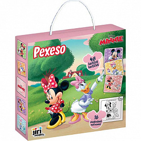 Jiri Models Pexeso v krabičce s omalovánkou Minnie Jiri Models Pexeso v krabičce s omalovánkou Minnie