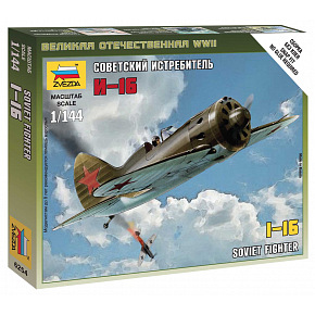 Zvezda Wargames (WWII) letadlo 6254 - Polikarpov I-16 (1:144)