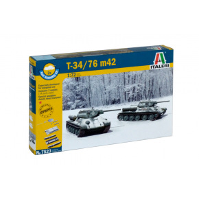 Italeri Czołgi szybkiego montażu 7523 - T 34 / 76 m42 (1:72)