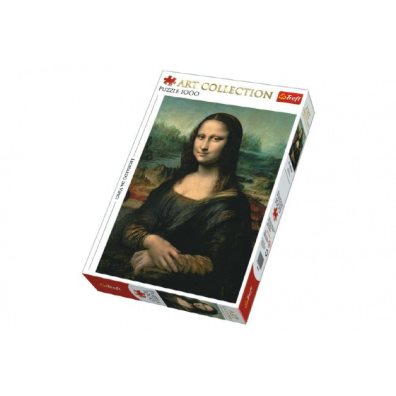 Trefl Puzzle Mona Lisa 1000 Teile 48x68cm in Schachtel 40x27x6cm