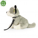 Rappa Plüschhund Husky sitzend mit Leine 28 cm ECO-FRIENDLY