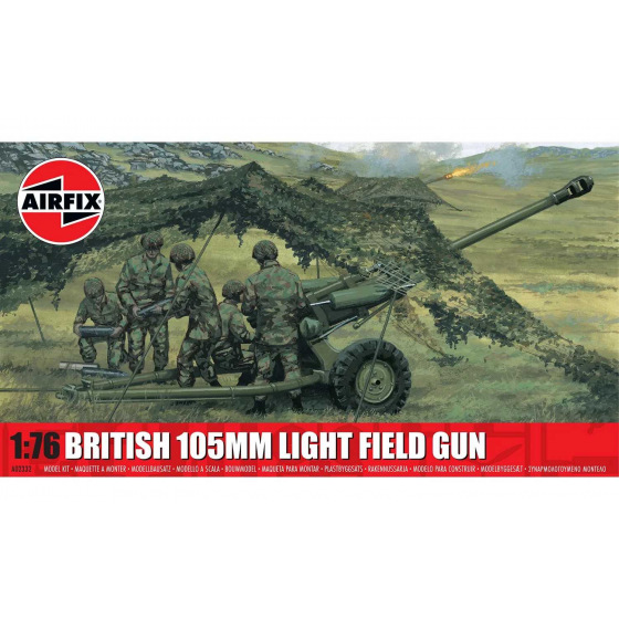 Airfix Classic Kit military A02332 - British 105mm Light Field Gun (1:76)