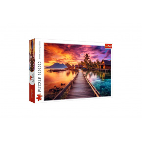 Trefl Puzzle Rajská pláž 1000 dílků 68,3x48cm v krabici 40x27x6cm