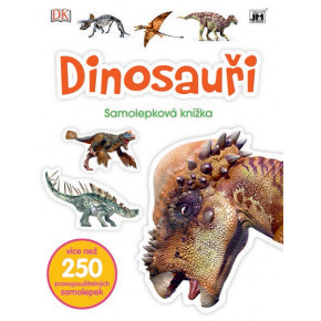 Jiri Models Książka z naklejkami Dinozaury
