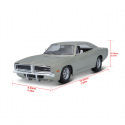 Maisto - 1969 Dodge Charger R/T, stříbrná, 1:25