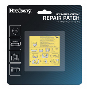 Bestway Voděodolný opravný set (10ks), 6,5x6,5cm