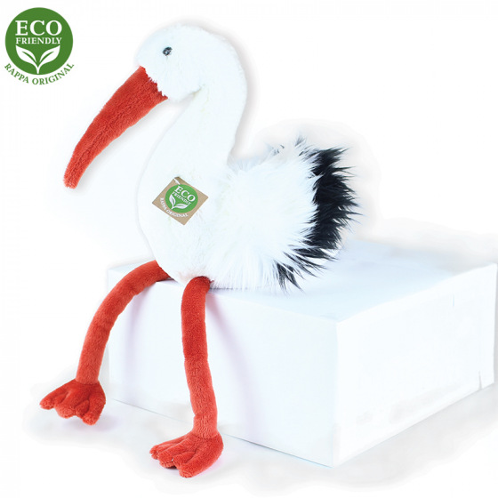 Rappa Plüschvogel Storch 39 cm ECO-FRIENDLY