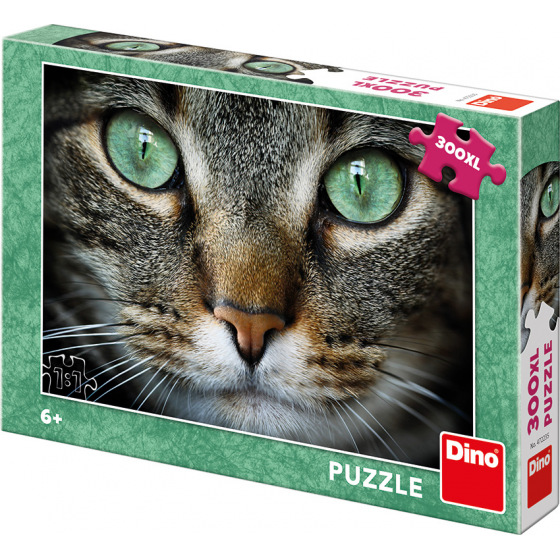 Dino ZELENOOKÁ KOČKA 300 XL Puzzle NOVÉ