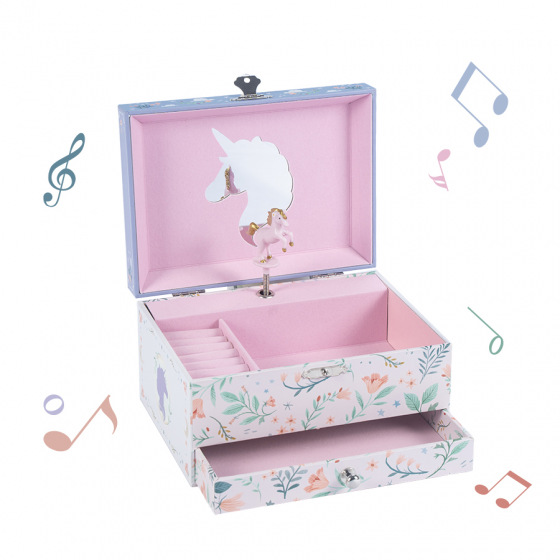 Plejo Mac Toys PLEJO hudební hrací skříňka jednorožec