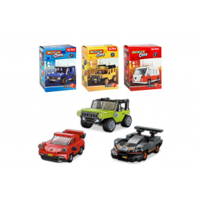 Teddies Klocki Blocks Cars - plastikowe samochody na napęd wsteczny, mix rodzajów w pudełku 10x13x6cm Teddies Klocki Blocks Cars - plastikowe samochody na napęd wsteczny, mix rodzajów w pudełku 10x13x6cm