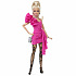 Mattel LEGO Barbie DELUXE STYLE MODELKA V RUŽOVÝCH ŠATÁCH S VOLÁNOM
