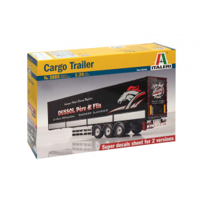 Italeri Model Kit návěs 3885 - CARGO TRAILER (1:24)