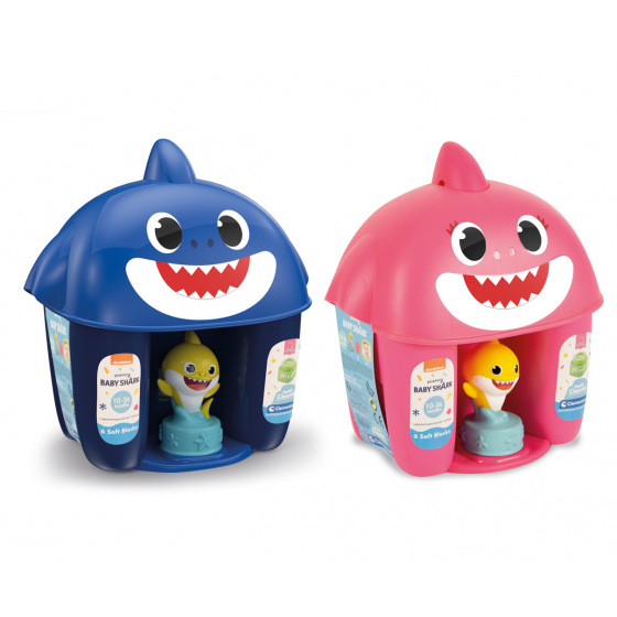 Clementoni Clemmy Baby - Baby Shark - Eimer mit Bausteinen