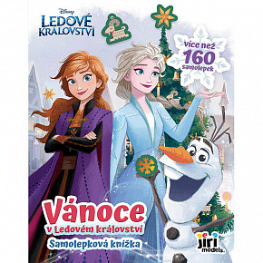 Jiri Models Vánoční samolepková knížka Frozen - Ledové království