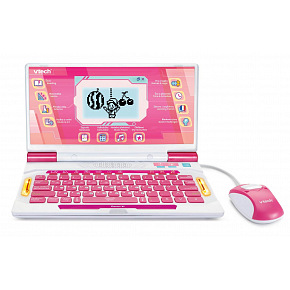 VTech Genius XL - vzdělávací notebook CZ -růžový