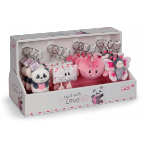 NICI DISPLAY kľúčenky Love 7cm assort, 4 druhy, 16ks NICI DISPLAY kľúčenky Love 7cm assort, 4 druhy, 16ks