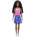 Mattel Barbie STYLE PANENKA PRO SNADNÉ OBLÉKÁNÍ ČERNOVLÁSKA