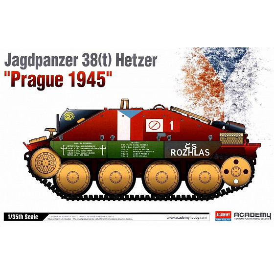 Academy Model Kit military 13277 - HETZER "PRAGA 1945" (1:35)