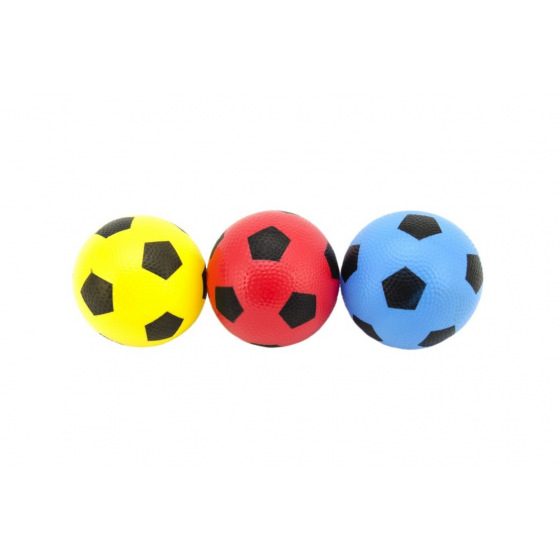 Teddies Míček fotbal guma 12cm, 6 barev