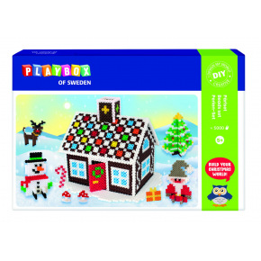 SMT Creatoys Zažehlovací korálky Vánoce 5000ks plast v krabici 27x18,5cm