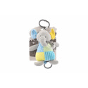 Teddies Slon naťahovací hrací strojček plyš 15x21cm na karte v sáčku 0+