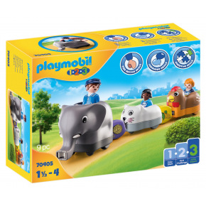 Playmobil Mój pociąg do ciągnięcia ze zwierzętami