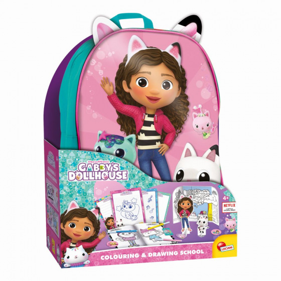 Liscianigioch Rucksack Gabby's Dollhouse mit Kreativset