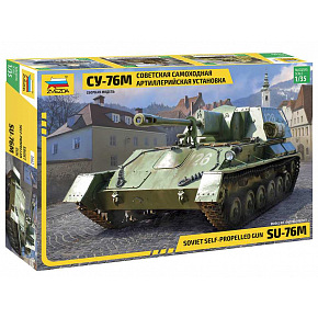 Zvezda Model kit military 3662 - Su-76 Radzieckie działo samobieżne (1:35)