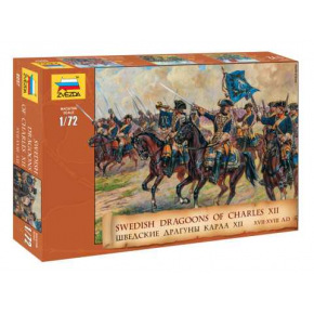 Zvezda Model Kit figurky 8057 - Swedish Dragoons (re-release) (1:72)