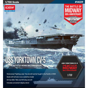 Academy Model Kit 14229 - USS Yorktown CV-5 "Bitwa o Midway" (1:700)