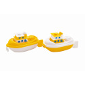 Teddies Loď/Lodička do vany na natažení plast 7x8x15cm 2 barvy