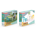 Dolu Kinder-Gartenset Tisch und 2 Stühle