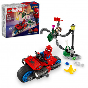 LEGO Marvel 76275 Pościg motocyklowy: Spider-Man kontra Spider-Man. Doc Ock